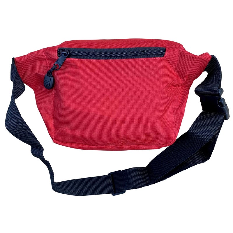 Kemp USA â€“ Lifeguard Fanny Pack/Hip Pack with GUARD Logo - Water-Resistant and Durable Waist Bag for Medical Supplies & Lifeguard Gear - Red - Image 5